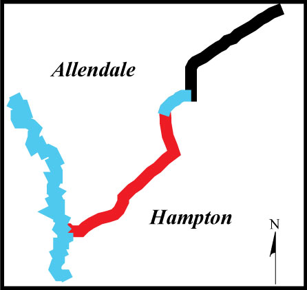 Allendale Hampton County Boundary