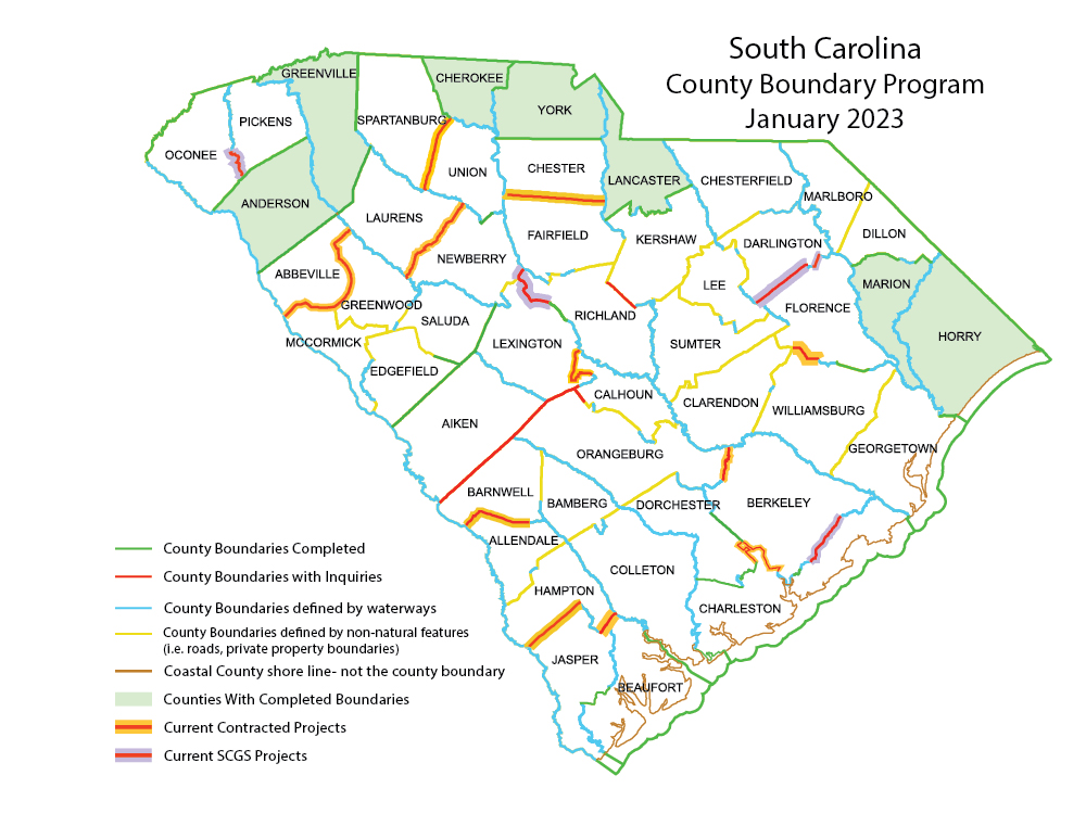 County Boundary Program | South Carolina Revenue and Fiscal Affairs Office