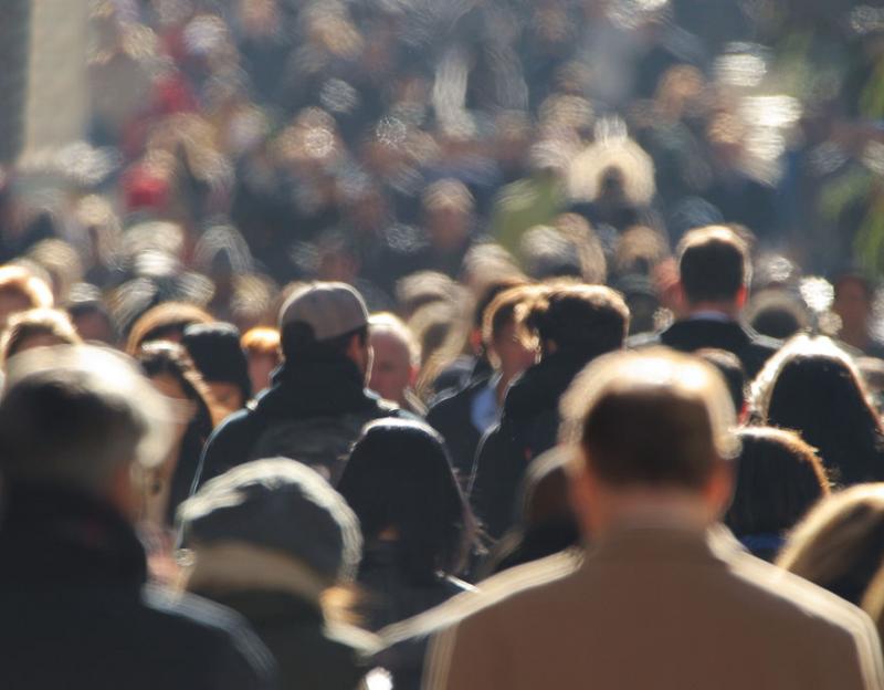 Crowd of people outside image
